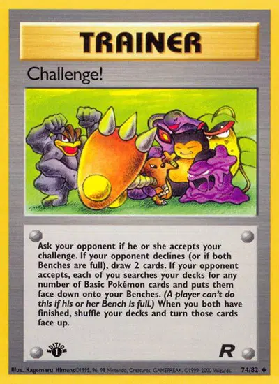 Auction card for Challenge!
