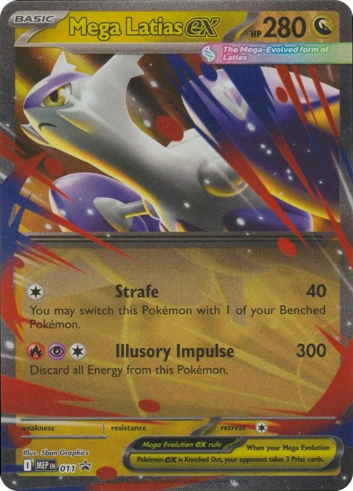 Auction card for Mega Latias ex