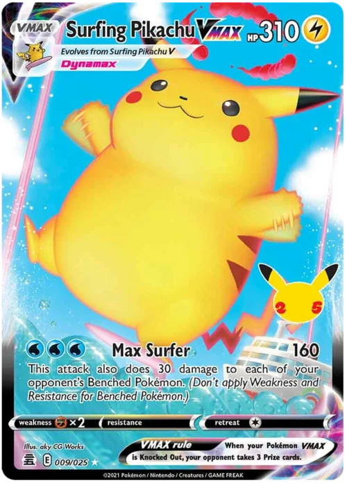 Surfing Pikachu VMAX