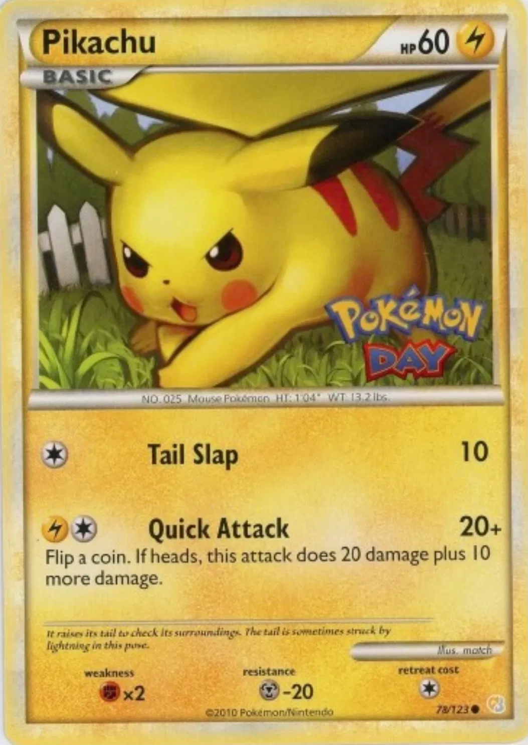 Pokemon Day Pikachu (HGSS)
