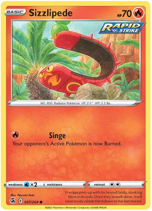 Sizzlipede