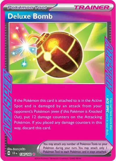Auction card for Deluxe Bomb