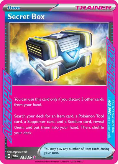 Auction card for Secret Box