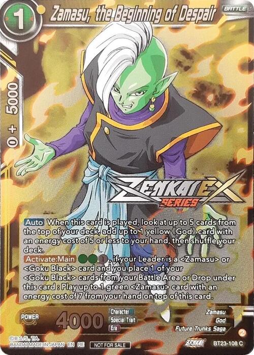 Zamasu, the Beginning of Despair