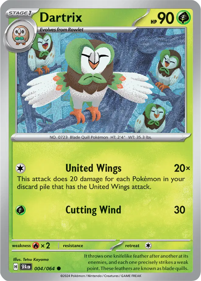 Auction card for Dartrix