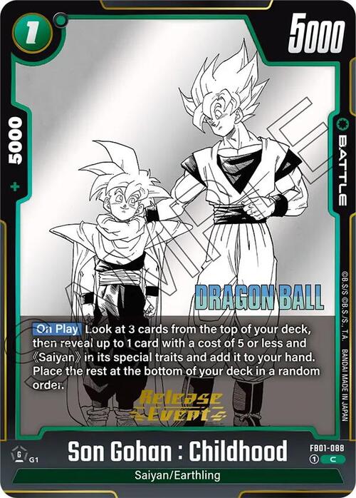 Son Gohan : Childhood