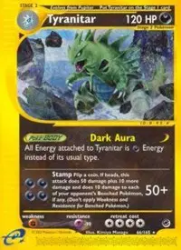 Auction card for Tyranitar (66)
