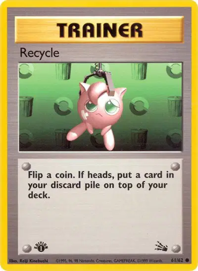 Auction card for Recycle