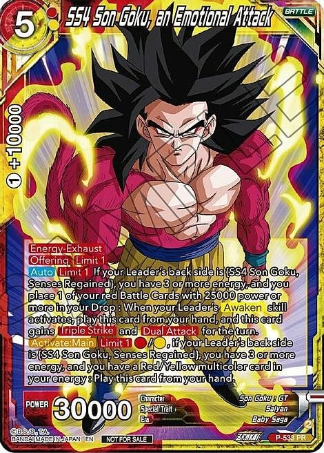 SS4, Son Goku, an Emotional Attack