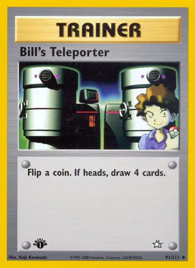 Auction card for Bill's Teleporter