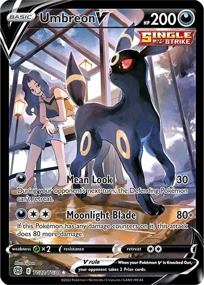 Auction card for Umbreon V