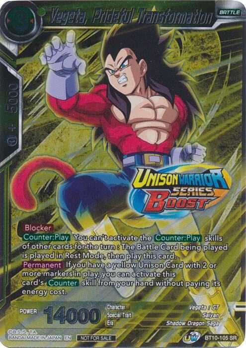 Vegeta, Prideful Transformation