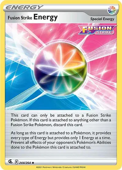 Auction card for Fusion Strike Energy