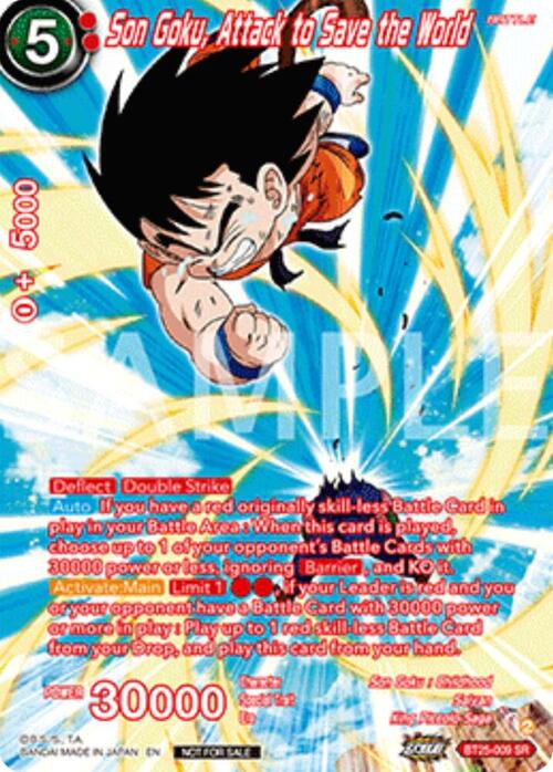 Son Goku, Attack to Save the World
