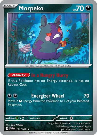 Auction card for Morpeko