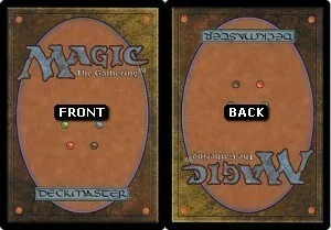 MTG Back/MTG Reversed Back Round Corner Filler Card