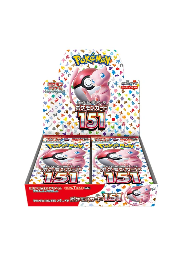 Auction card for Pokémon Card 151 Booster Box