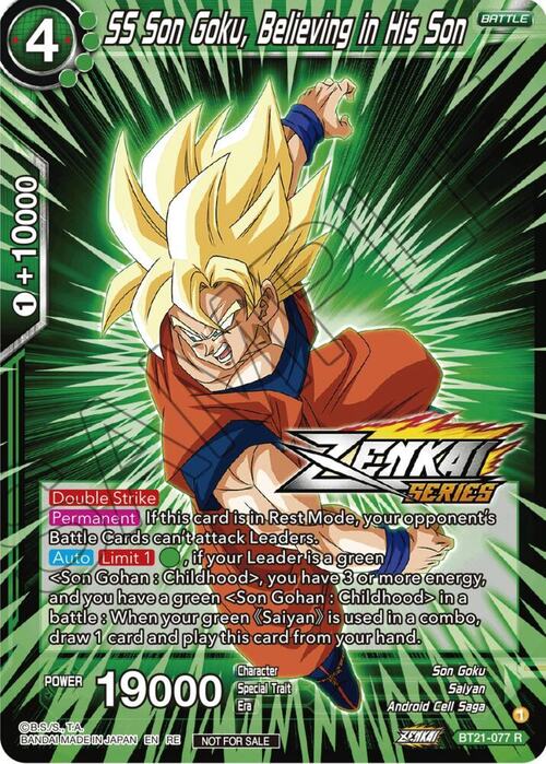 SS Son Goku, Believing in His Son