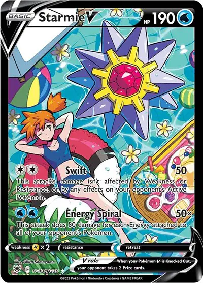 Auction card for Starmie V