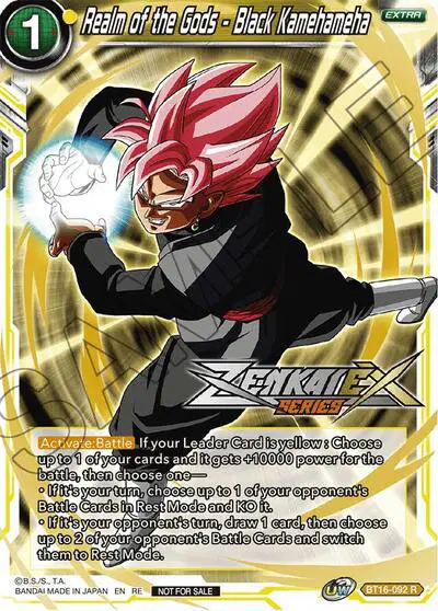 Realm of the Gods - Black Kamehameha (Event Pack 14)
