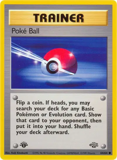 Auction card for Poke Ball