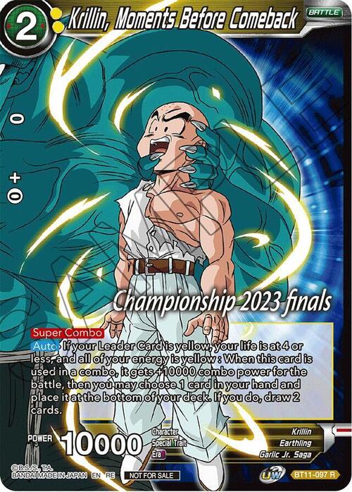 Krillin, Moments Before Comeback