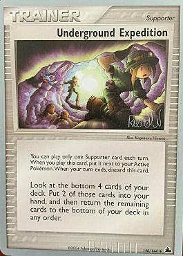 Underground expedition