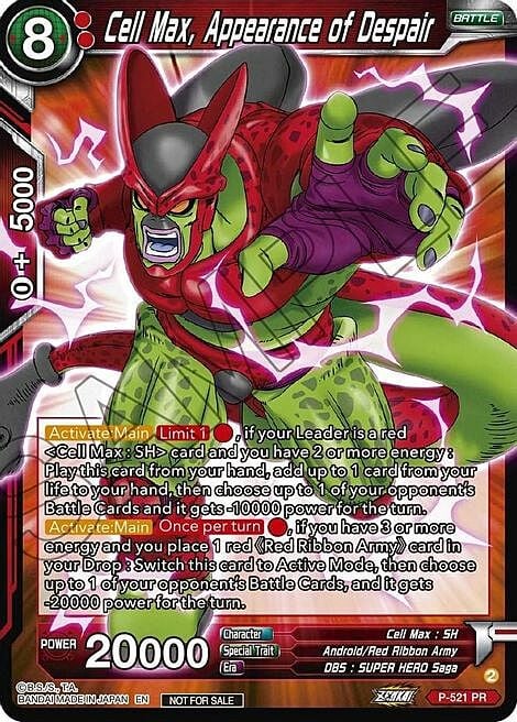 Cell Max, Appearance of Despair