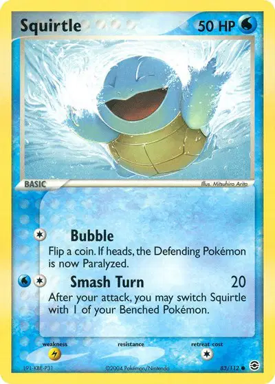Auction card for Squirtle (83)