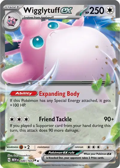Auction card for Wigglytuff ex