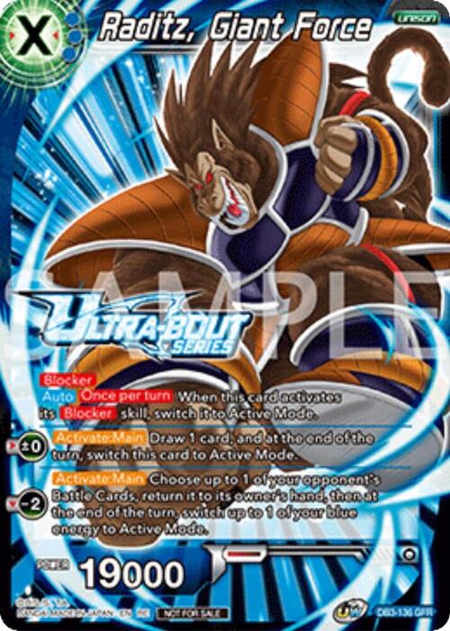 Raditz, Giant Force