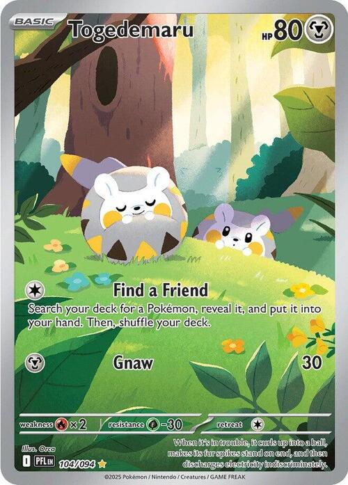 Auction card for Togedemaru