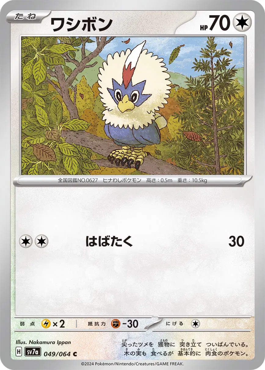 Auction card for Rufflet (JP)