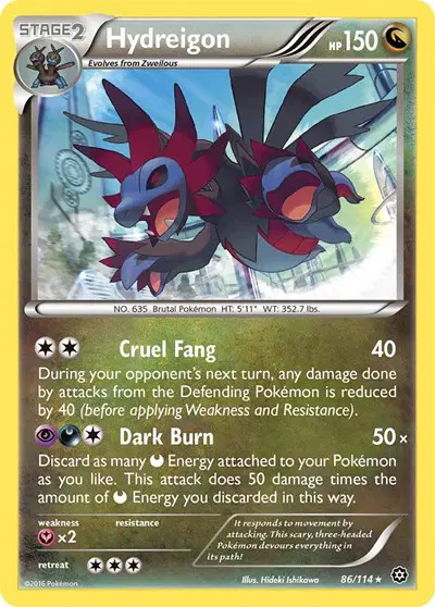Auction card for Hydreigon