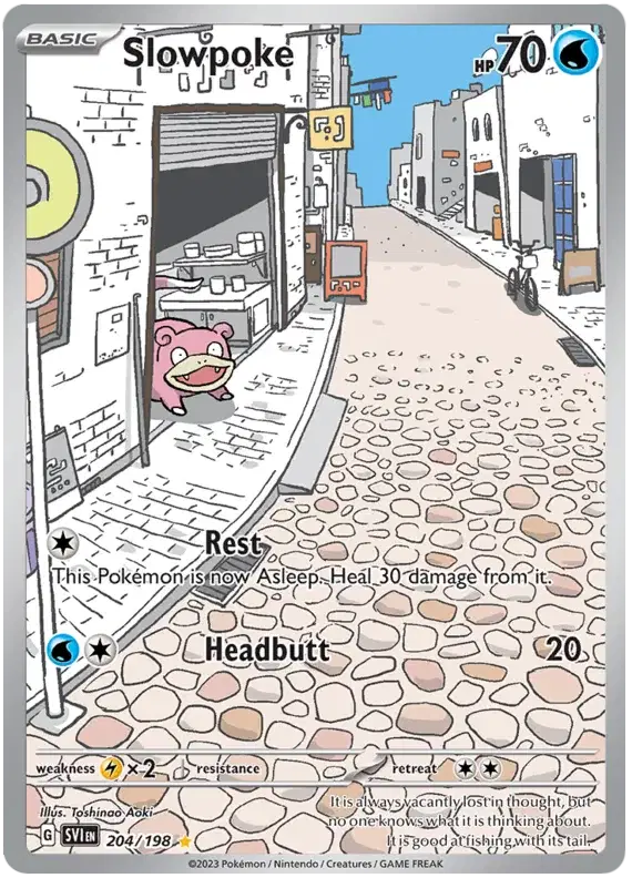 Auction card for Slowpoke