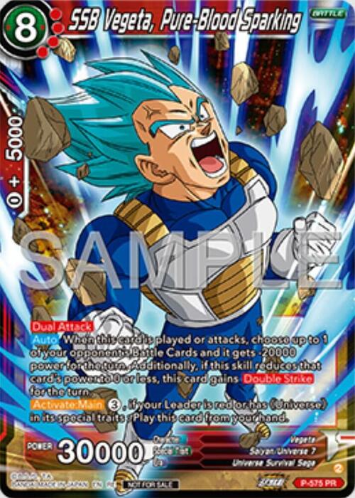 SSB Vegeta, Pure-Blood Sparking