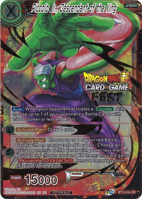 Piccolo Jr., Descendant of the King