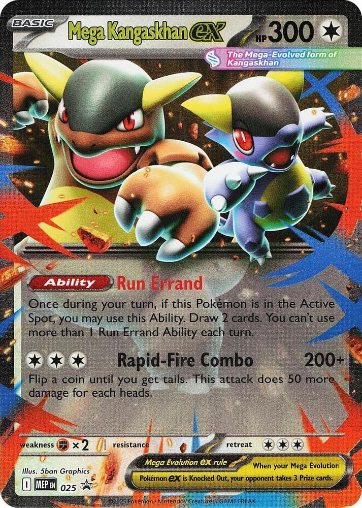 Auction card for Mega Kangaskhan ex - 025