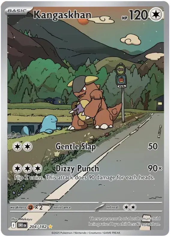 Auction card for Kangaskhan