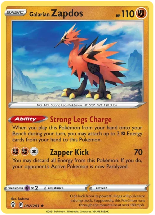 Galarian Zapdos