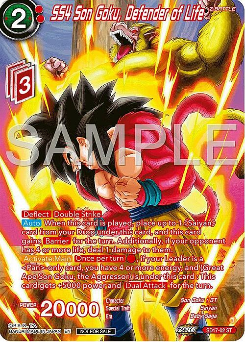 SS4 Son Goku, Defender of Life