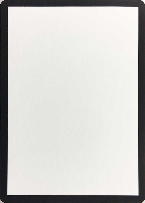 Black Border Filler Card