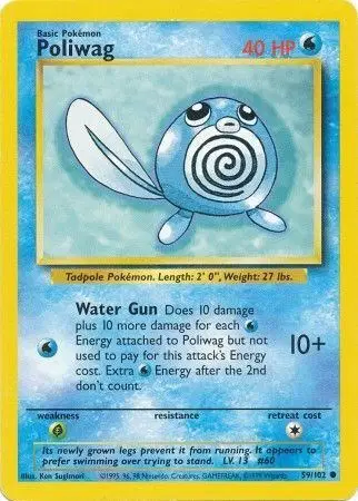 Auction card for Poliwag