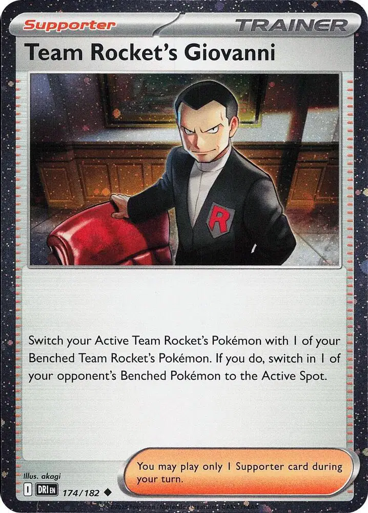 Team Rocket's Giovanni (Cosmos Holo)