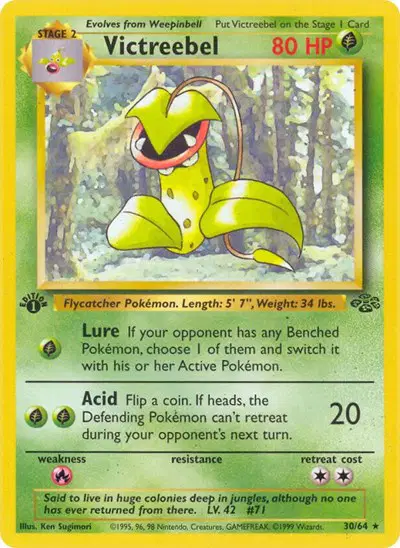 Auction card for Victreebel