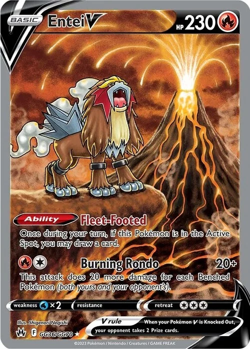 Auction card for Entei V