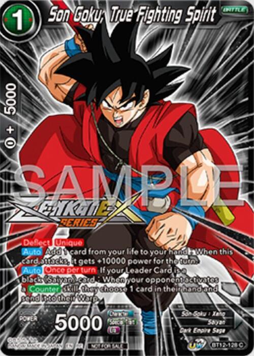 Son Goku, True Fighting Spirit