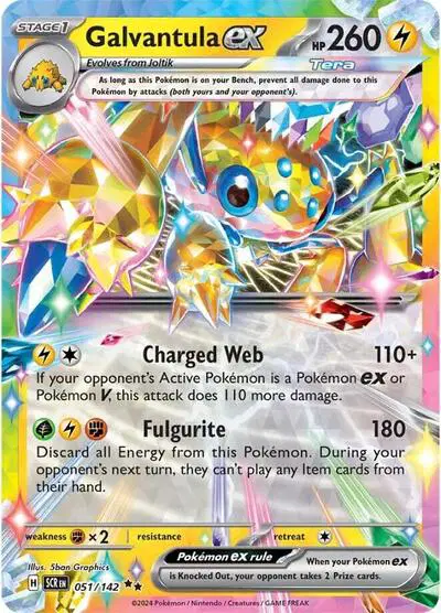 Auction card for Galvantula ex