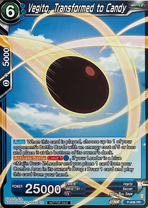 Vegito, Transformed to Candy