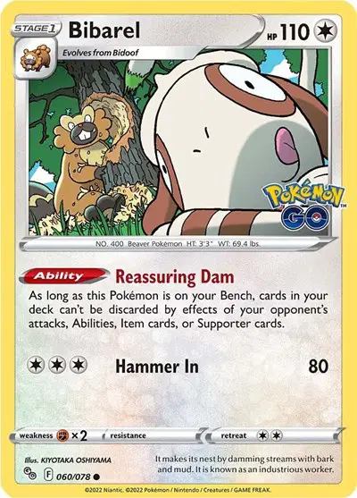 Auction card for Bibarel